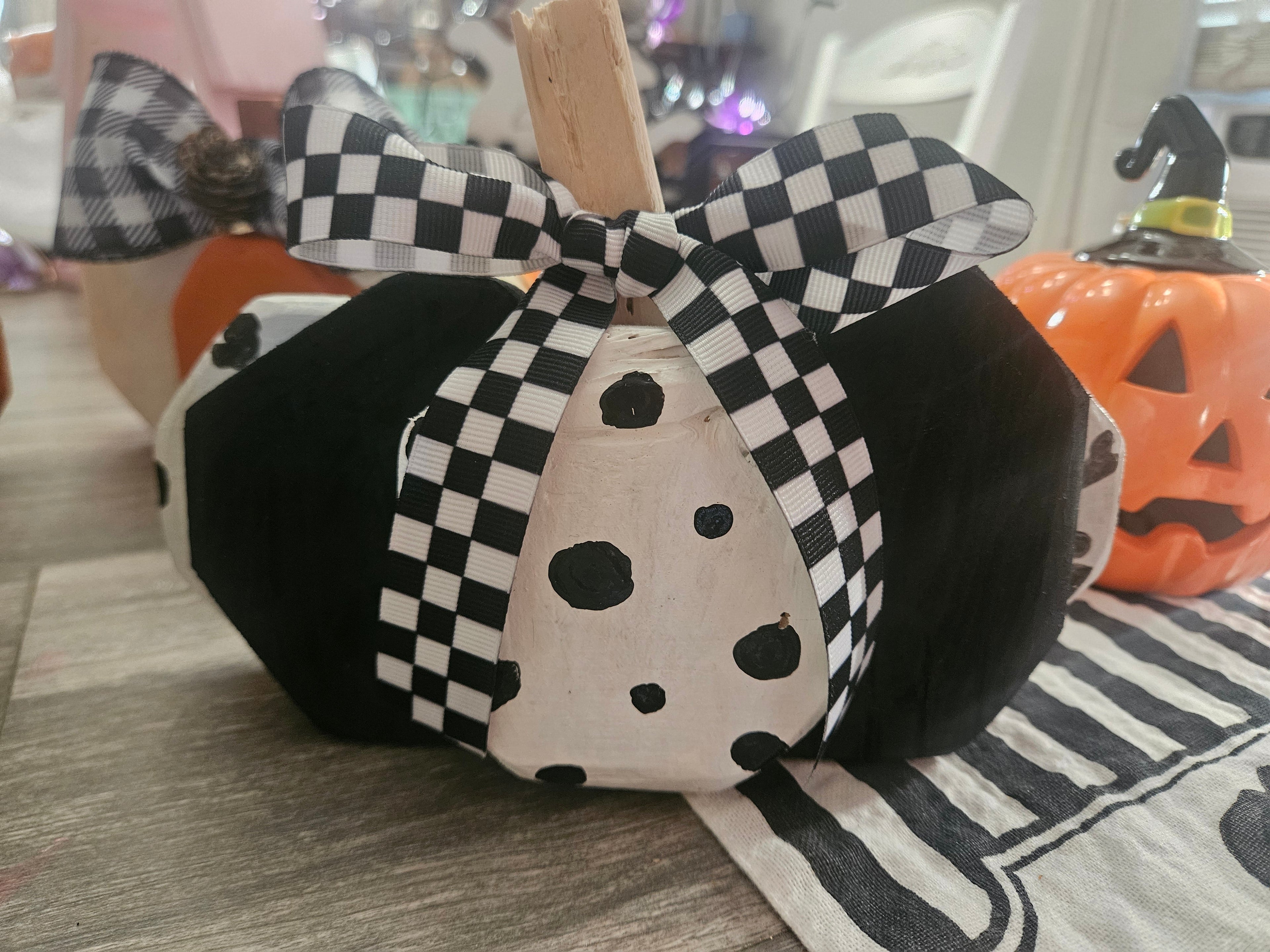 Custom Wood Crafted Pumpkins
