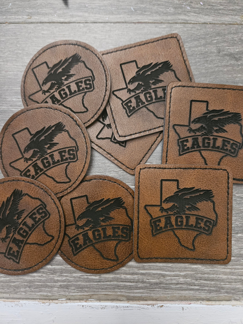Custom leather patches