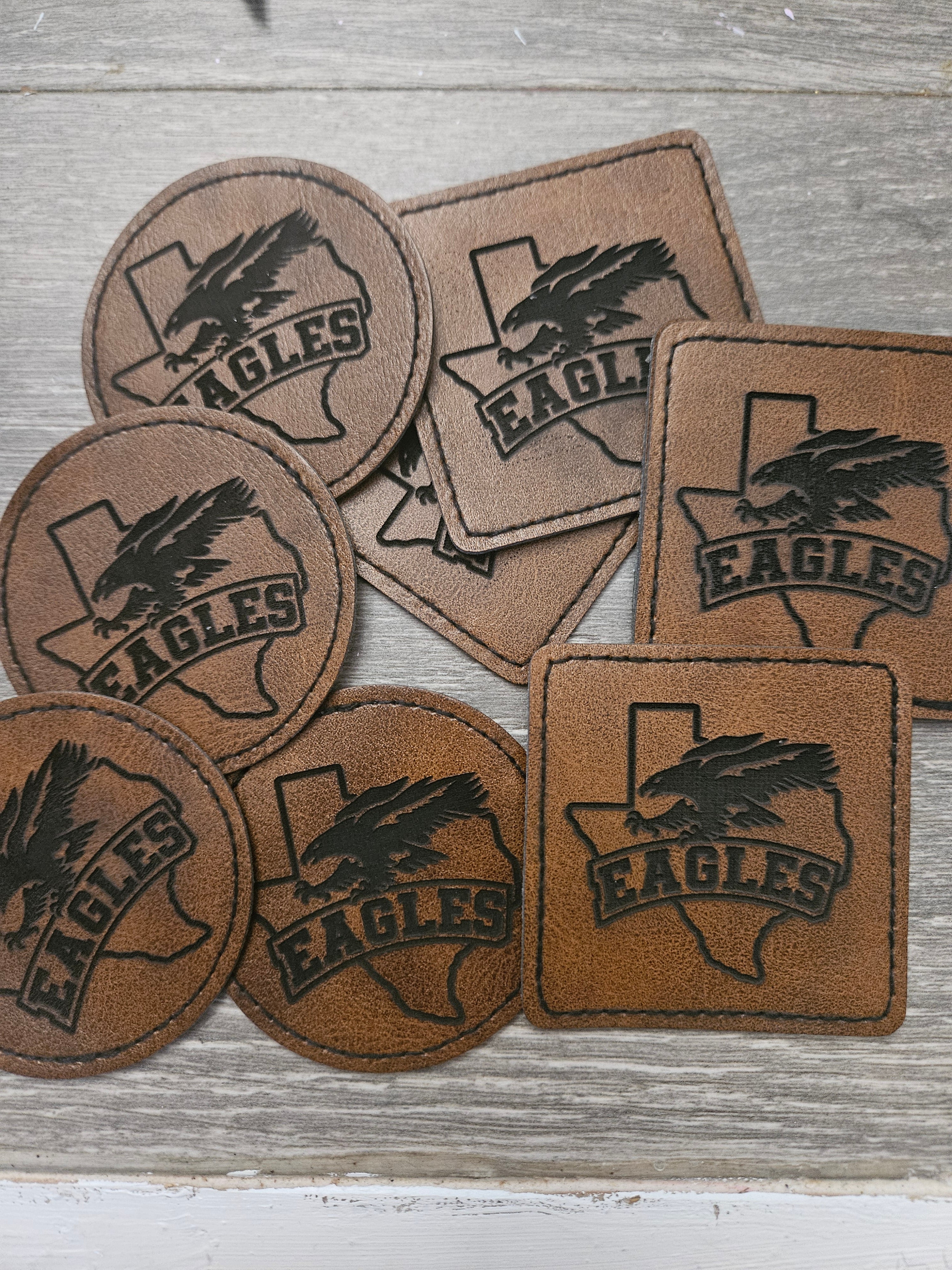 Custom leather patches